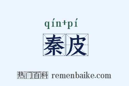 秦皮是什么意思的图片